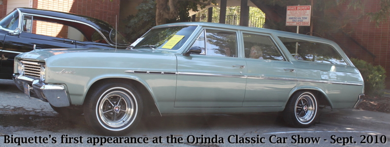 Biquette at the 6th
            Orinda Classic Car show