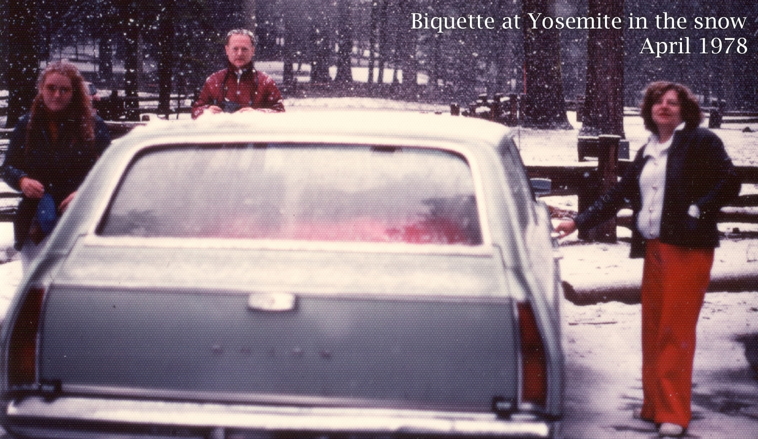 Biquette in the Yosemite
            Snow