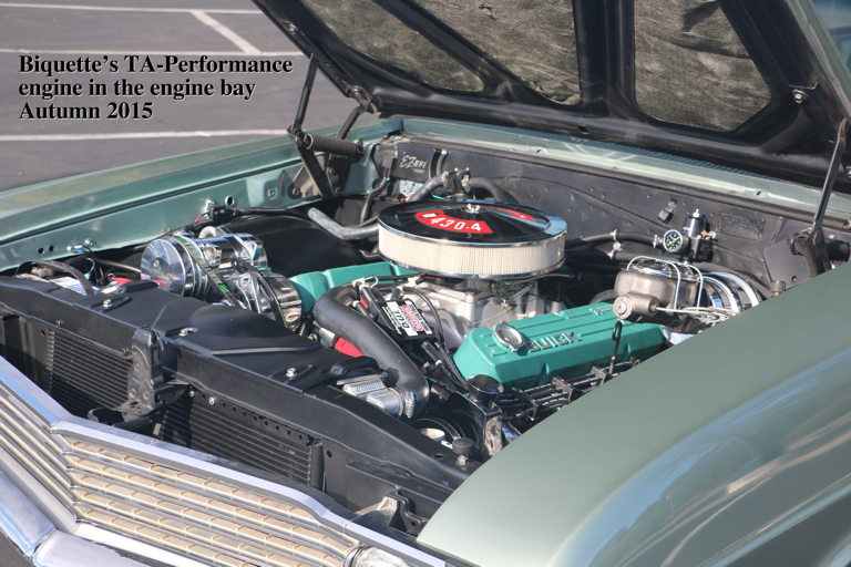 Biquette's engine bay - Autumn 2015'
